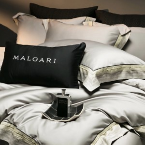 Luxury 100% Long Staple Cotton Duvet Cover Jacquard Bedding Set