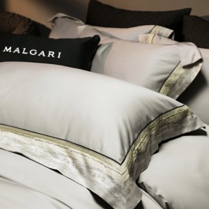 Luxury 100% Long Staple Cotton Duvet Cover Jacquard Bedding Set