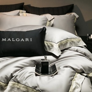 Luxury 100% Long Staple Cotton Duvet Cover Jacquard Bedding Set