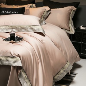 Luxury 100% Long Staple Cotton Duvet Cover Jacquard Bedding Set