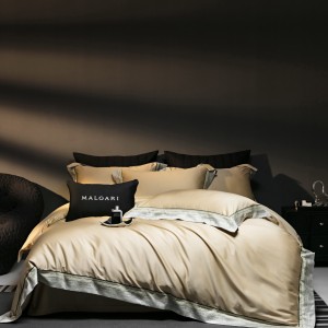 Luxury 100% Long Staple Cotton Duvet Cover Jacquard Bedding Set