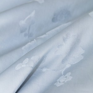 Blue Jacquard Home Textiles 80S Bed Sheet High Quality Bedding Set