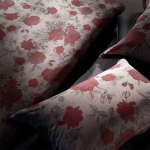 Premium home textile 80s long-staple cotton yarn-dyed jacquard breathable bedding set