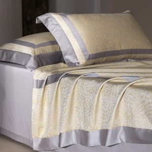 Lyocell Tencel yarn-dyed jacquard Champagne gold Australian cotton high-end bedding set