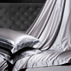 100S long-staple cotton yarn-dyed jacquard four-piece set Class A light luxury bedding set