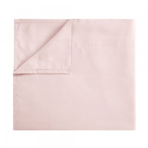 Solid Color Pink Pillowcases Simple Style Plain Pillow Case ODM Bed Linen Fitted Bed Sheets