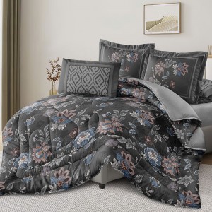 Printed Quilt Cover Customizable Bed Linen Sheets Microfiber Pillowcases Black Comforter Set