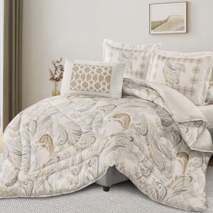 Printed Quilt Cover Customizable Bed Linen Sheets Microfiber Pillowcases Black Comforter Set