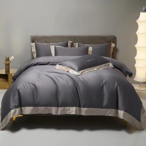 100-count Australian long-staple cotton, available in multiple colors, embroidered luxury bedding set