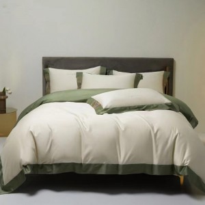 100-count Australian long-staple cotton, available in multiple colors, embroidered luxury bedding set