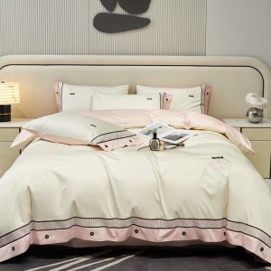 100% long-staple cotton elegant embroidery high-grade exquisite and elegant bedding set