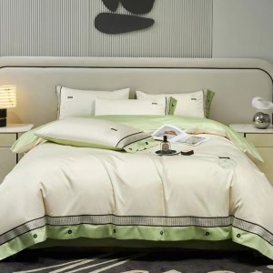 100% long-staple cotton elegant embroidery high-grade exquisite and elegant bedding set