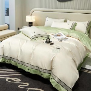 100% long-staple cotton elegant embroidery high-grade exquisite and elegant bedding set