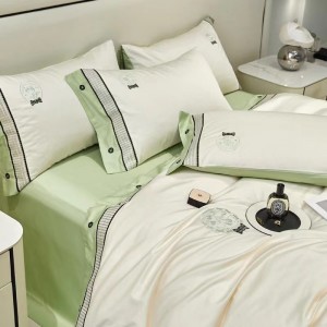 100% long-staple cotton elegant embroidery high-grade exquisite and elegant bedding set