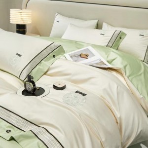 100% long-staple cotton elegant embroidery high-grade exquisite and elegant bedding set